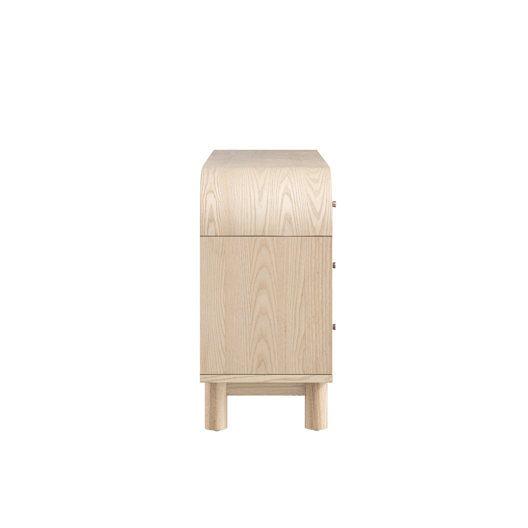 Maude 9 Drawer Chest, Natural Ash with Raffia