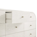 Maude 9 Drawer Chest, Washed White Ash