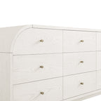 Maude 9 Drawer Chest, Washed White Ash