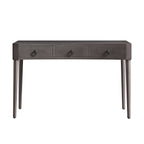 Thalia Concave Dressing Table, Silver Oak