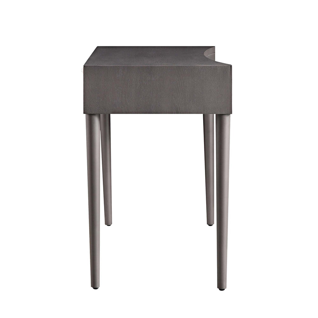 Thalia Concave Dressing Table, Silver Oak