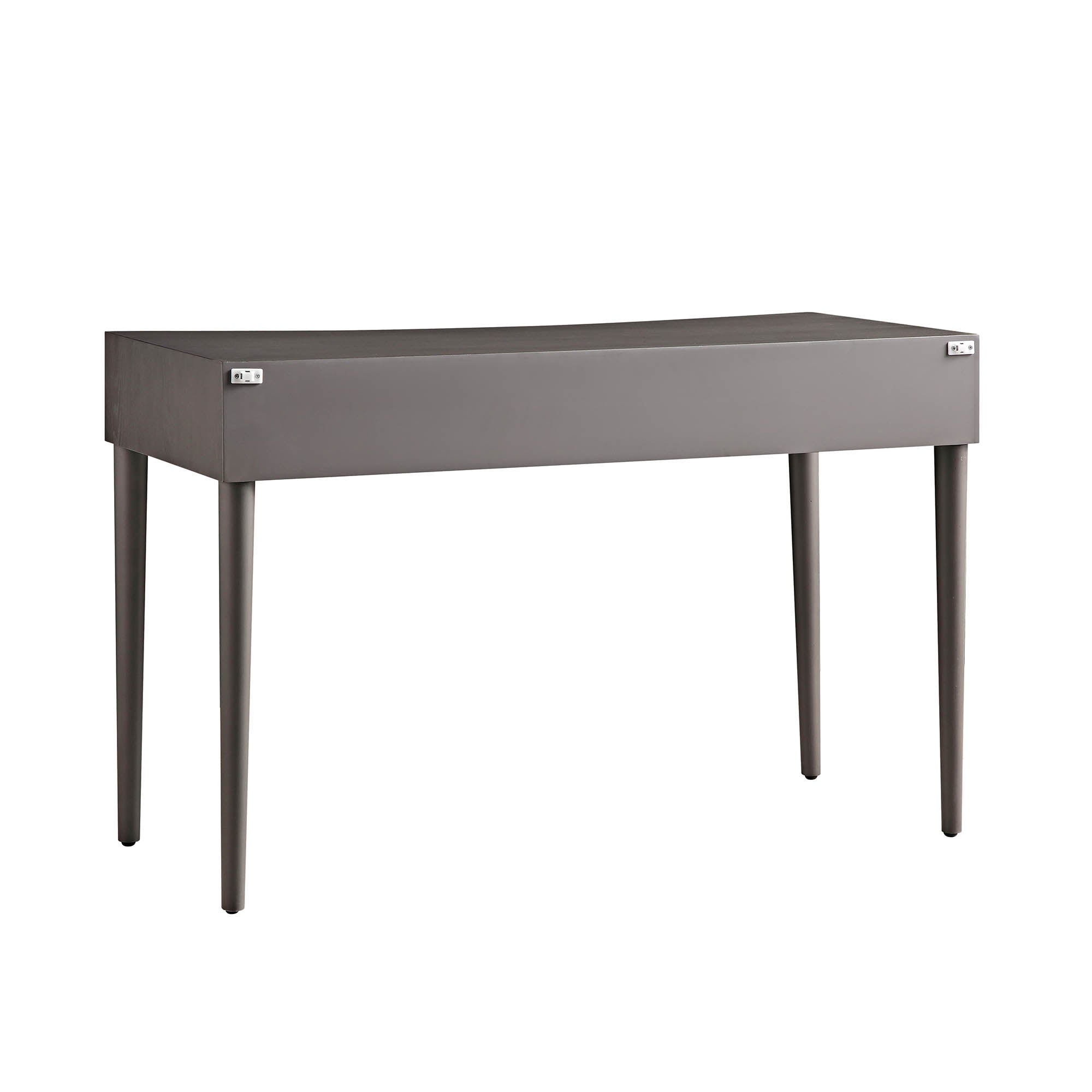 Thalia Concave Dressing Table, Silver Oak