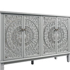 Chantilly Mid Grey Carved Large Sideboard