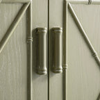 Elstowe Faux Bamboo Small Sideboard, Sage Green