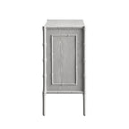 Elstowe Faux Bamboo Small Sideboard, Warm Grey