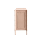 Elstowe Faux Bamboo Large Sideboard, Nude Pink
