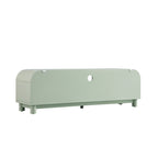 Maude TV Unit, Muted Pistachio Ash with Raffia