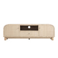 Maude TV Unit, Natural Ash with Raffia