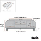 Maude TV Unit, Natural Ash