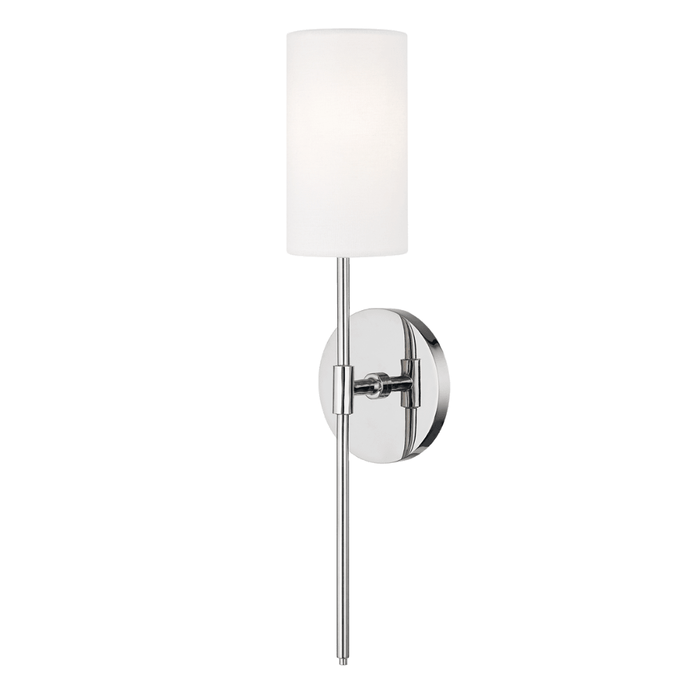 Olivia 1 Light Wall Sconce - Polished Nickel