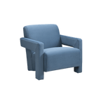 Apex Angular Armchair (Crib 5) - Blue