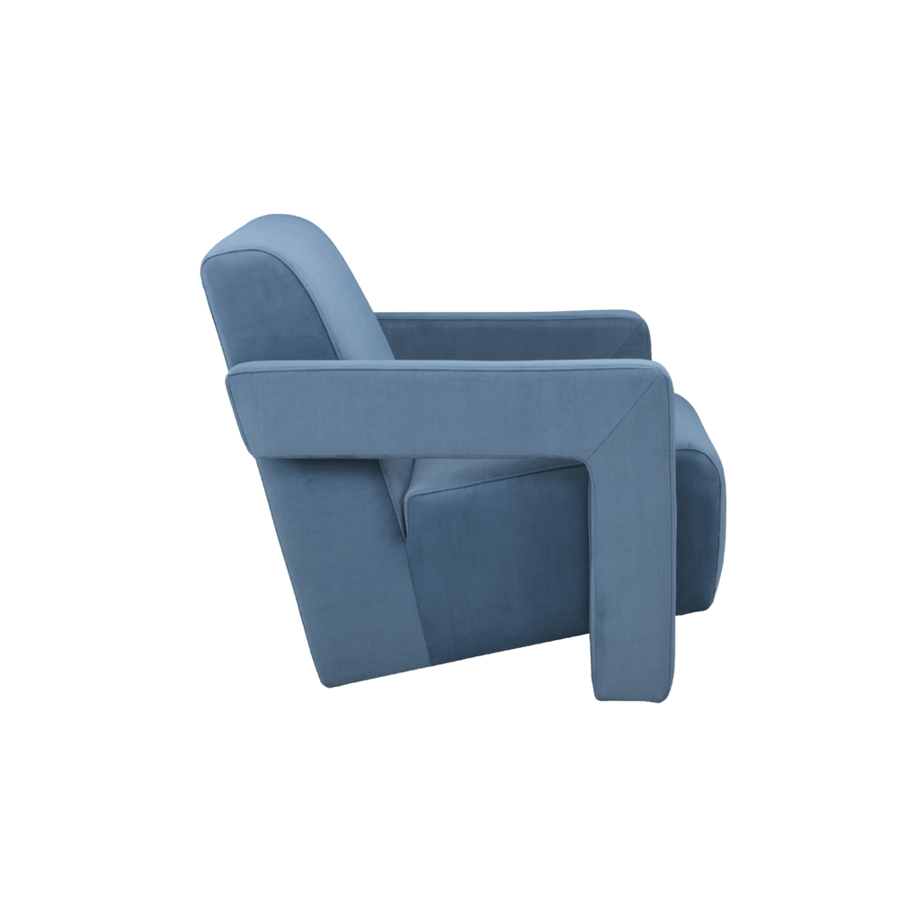 Apex Angular Armchair (Crib 5) - Blue