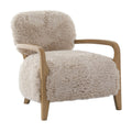 Baaab Faux Sheepskin Accent Chair