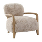 Baaab Faux Sheepskin Accent Chair