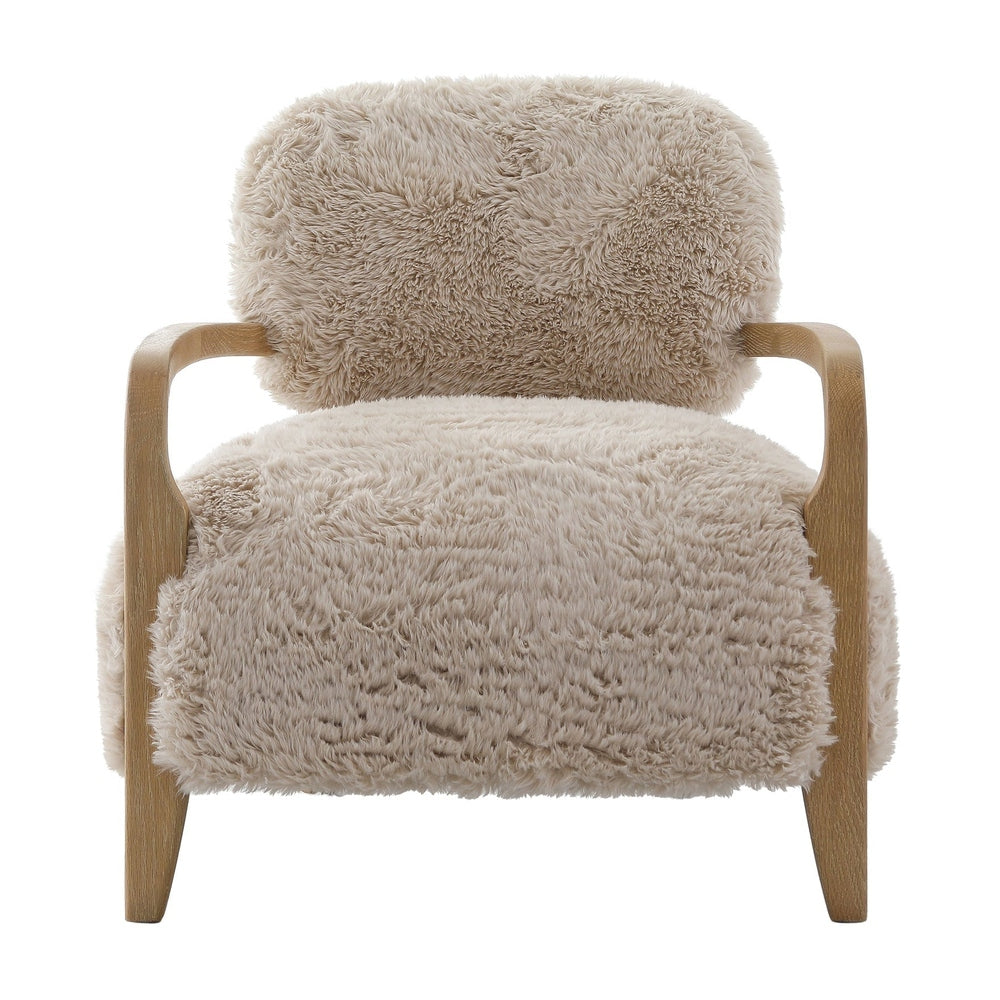 Baaab Faux Sheepskin Accent Chair