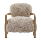 Baaab Faux Sheepskin Accent Chair