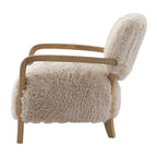 Baaab Faux Sheepskin Accent Chair