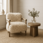 Baaab Faux Sheepskin Armchair