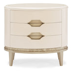 Adela 3 Drawer Bedside Table