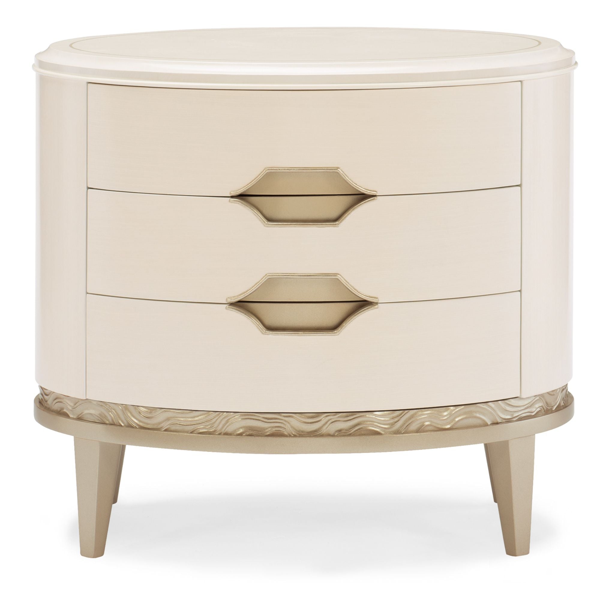 Adela 3 Drawer Bedside Table