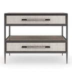 Dual Impressions Bedside Table