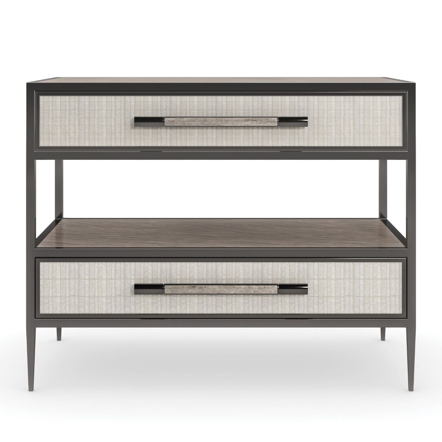 Dual Impressions Bedside Table