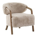 Cotswold Lion Faux Sheepskin Accent Chair
