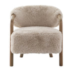 Cotswold Lion Faux Sheepskin Accent Chair