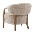 Cotswold Lion Faux Sheepskin Accent Chair