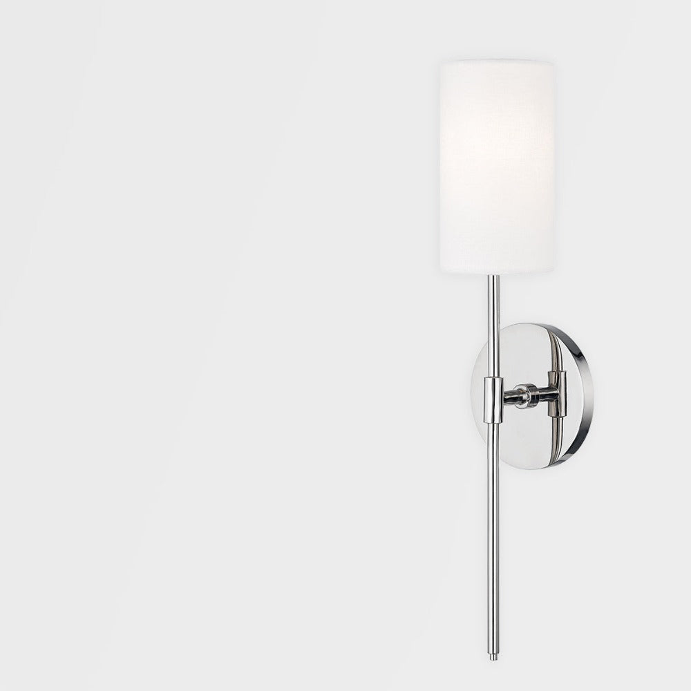 Olivia 1 Light Wall Sconce - Polished Nickel