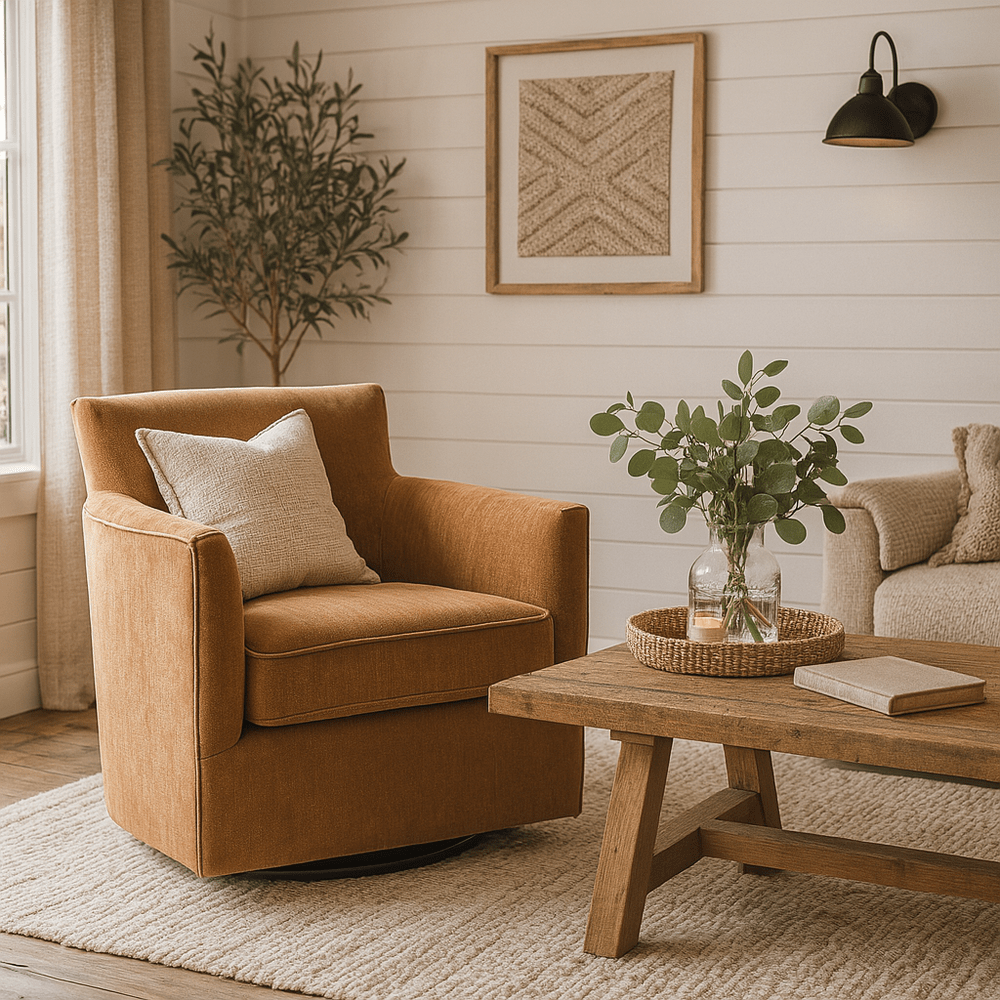 Paxford Swivel Chair - Sienna