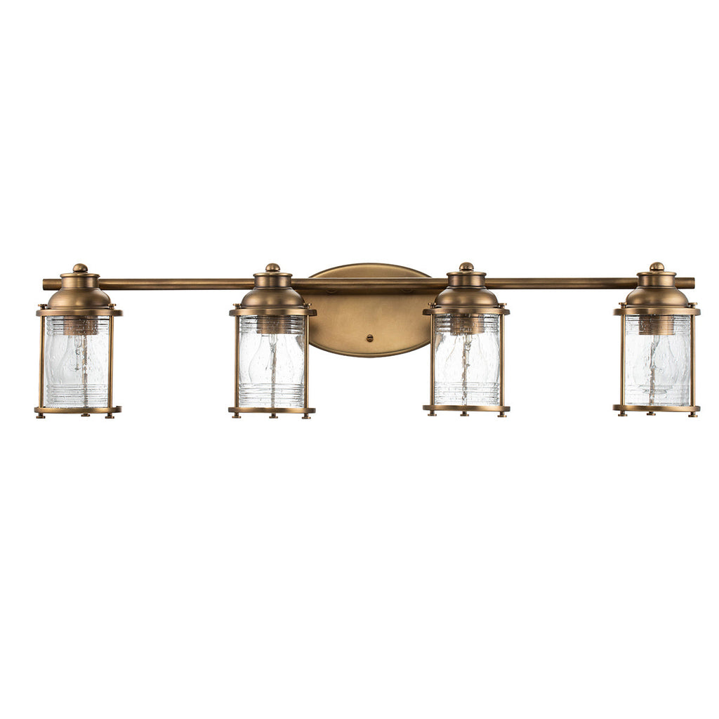 Ashland Bay 4 Light Wall Light - Brass