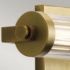 Azores 2 Light Wall Light - Brass