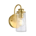 Braelyn 1 Light Wall Light - Brushed Brass