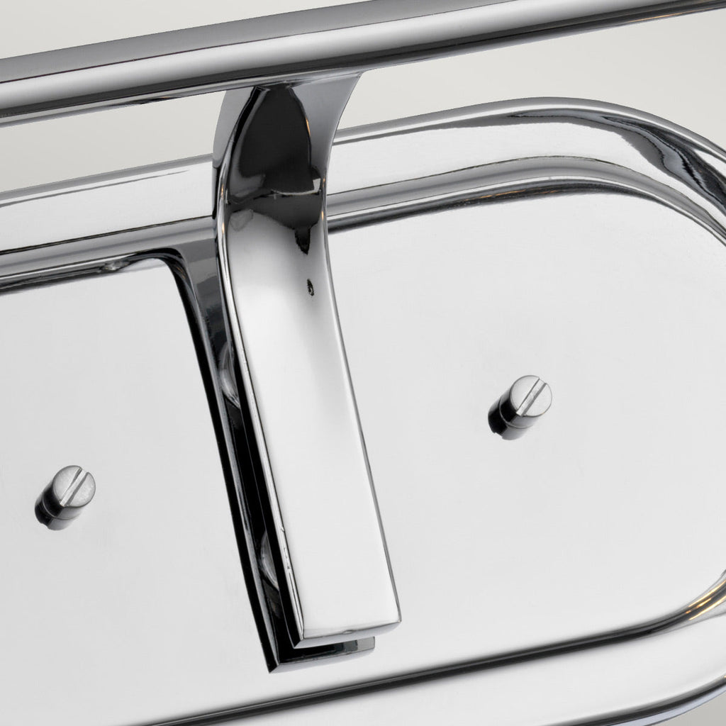 Braelyn 2 Light Wall Light - Polished Chrome