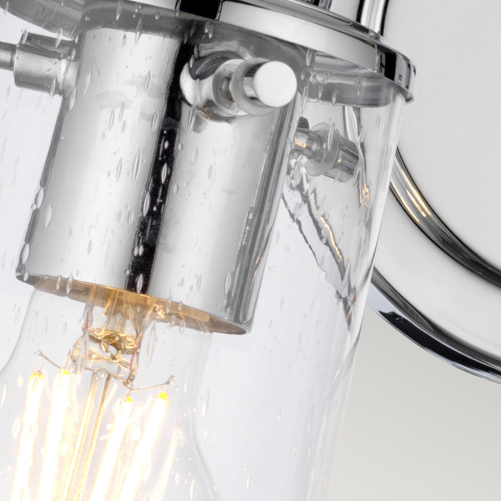 Braelyn 2 Light Wall Light - Polished Chrome