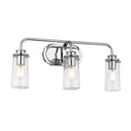 Braelyn 3 Light Wall Light - Polished Chrome