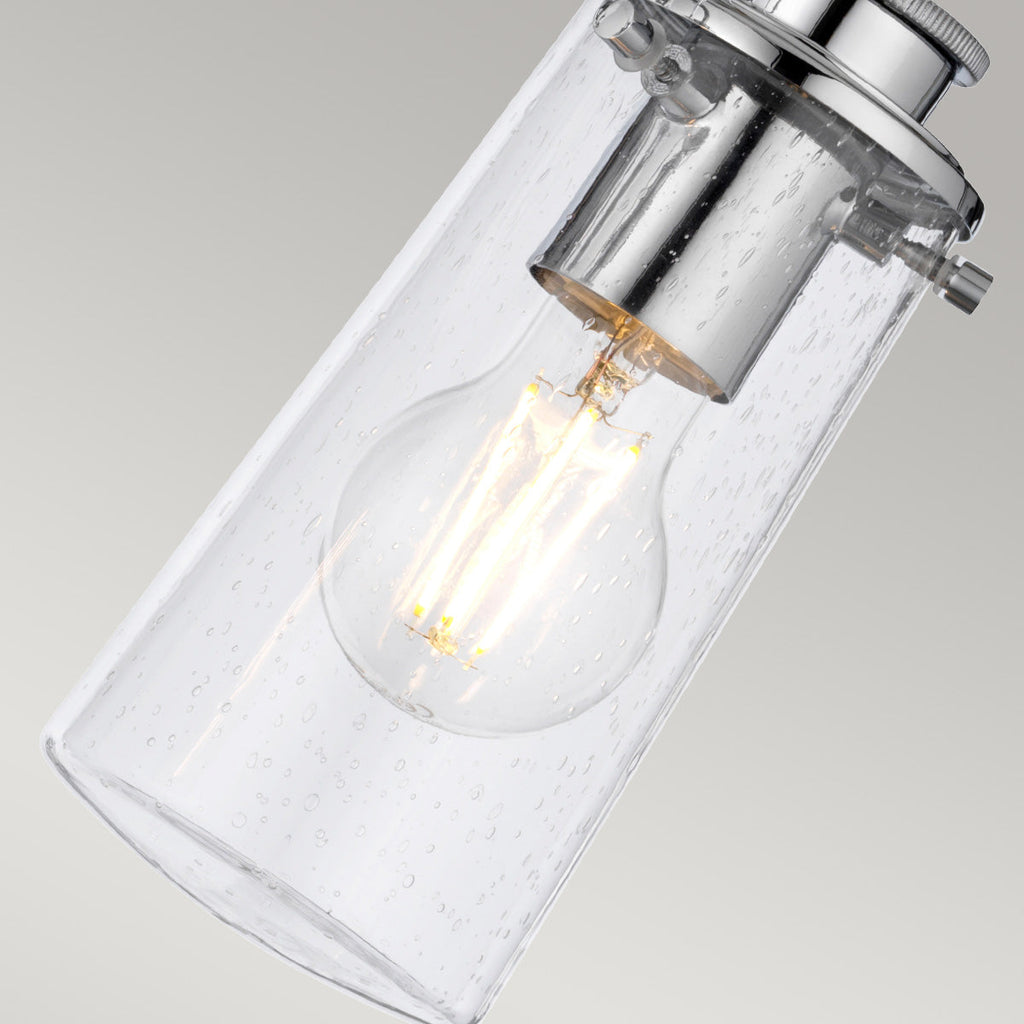 Braelyn 3 Light Wall Light - Polished Chrome