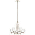 Kayva LED 13 Light 6 Arm Chandelier