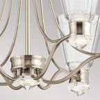 Kayva LED 13 Light 6 Arm Chandelier