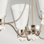 Kayva LED 9 Light 4 Arm Chandelier