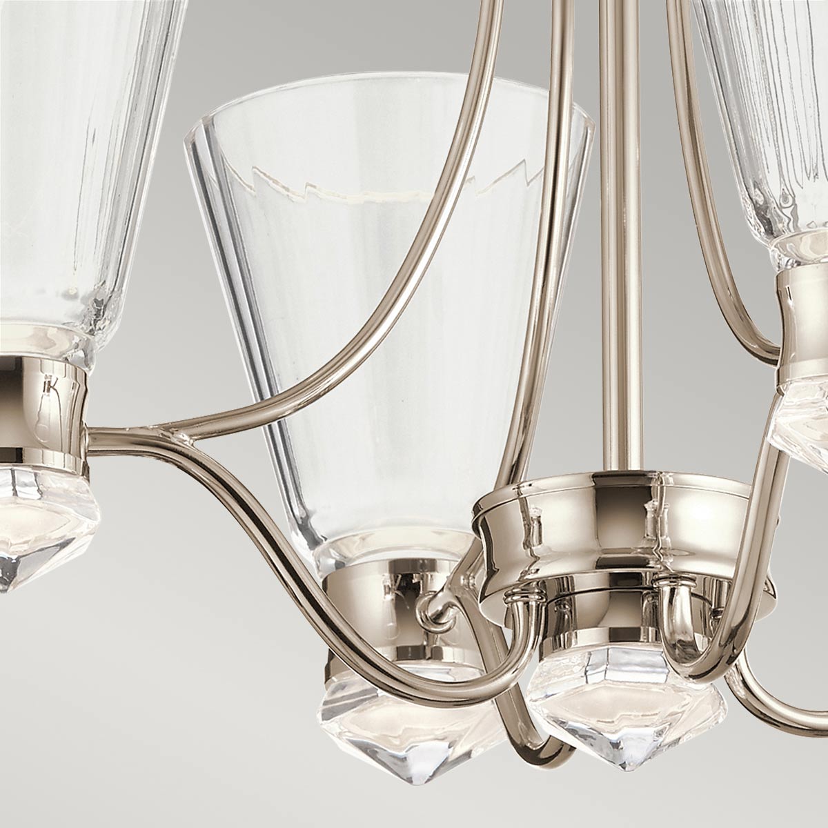 Kayva LED 9 Light 4 Arm Chandelier