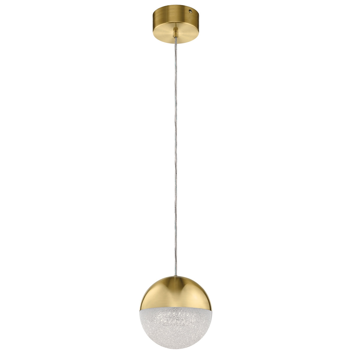 Moonlit LED Mini Pendant - Gold
