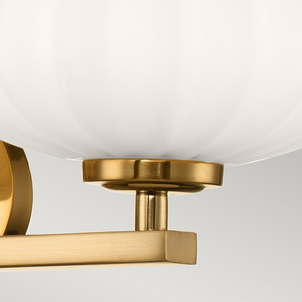 Pim 3 Light Wall Light - Gold