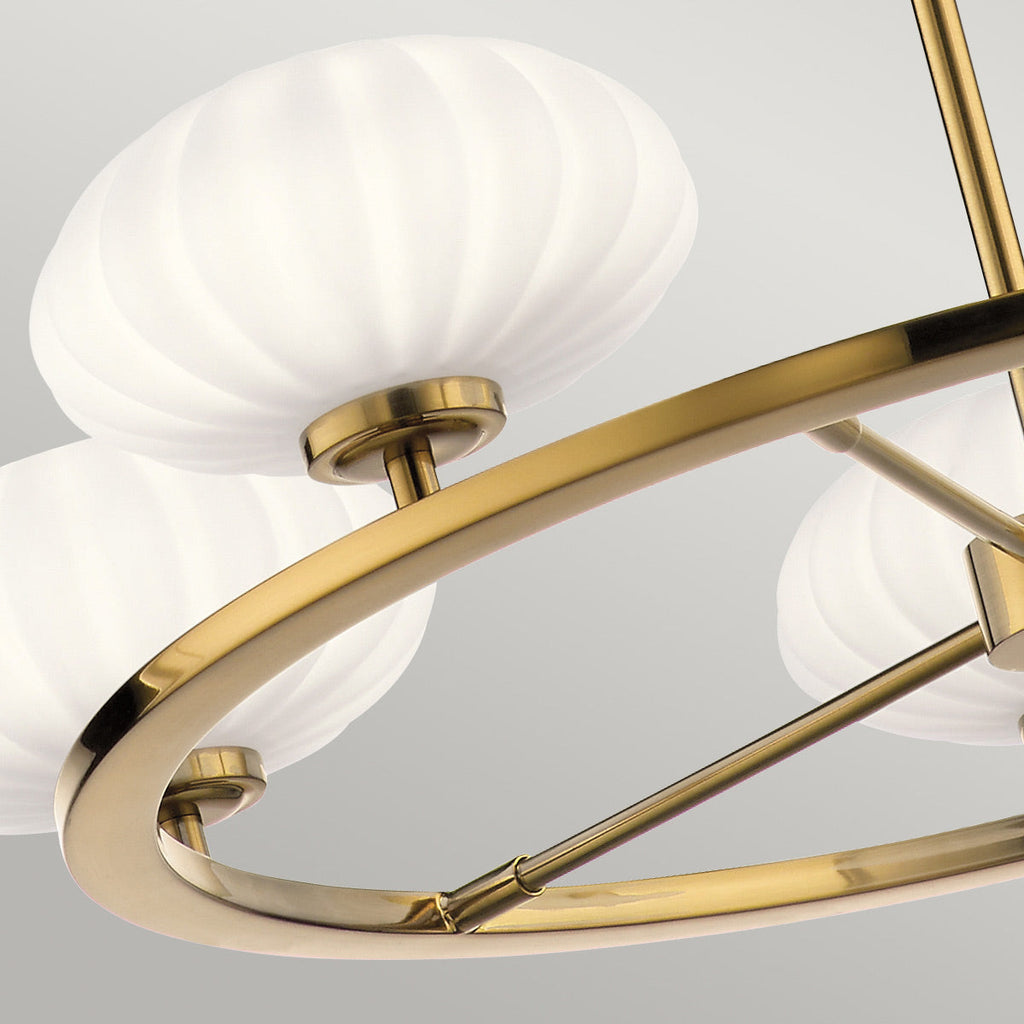 Pim 5 Light Chandelier  - Gold