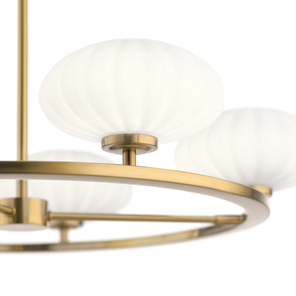 Pim 5 Light Chandelier  - Gold
