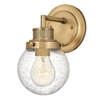 Poppy 1 Light Wall Light - Brass