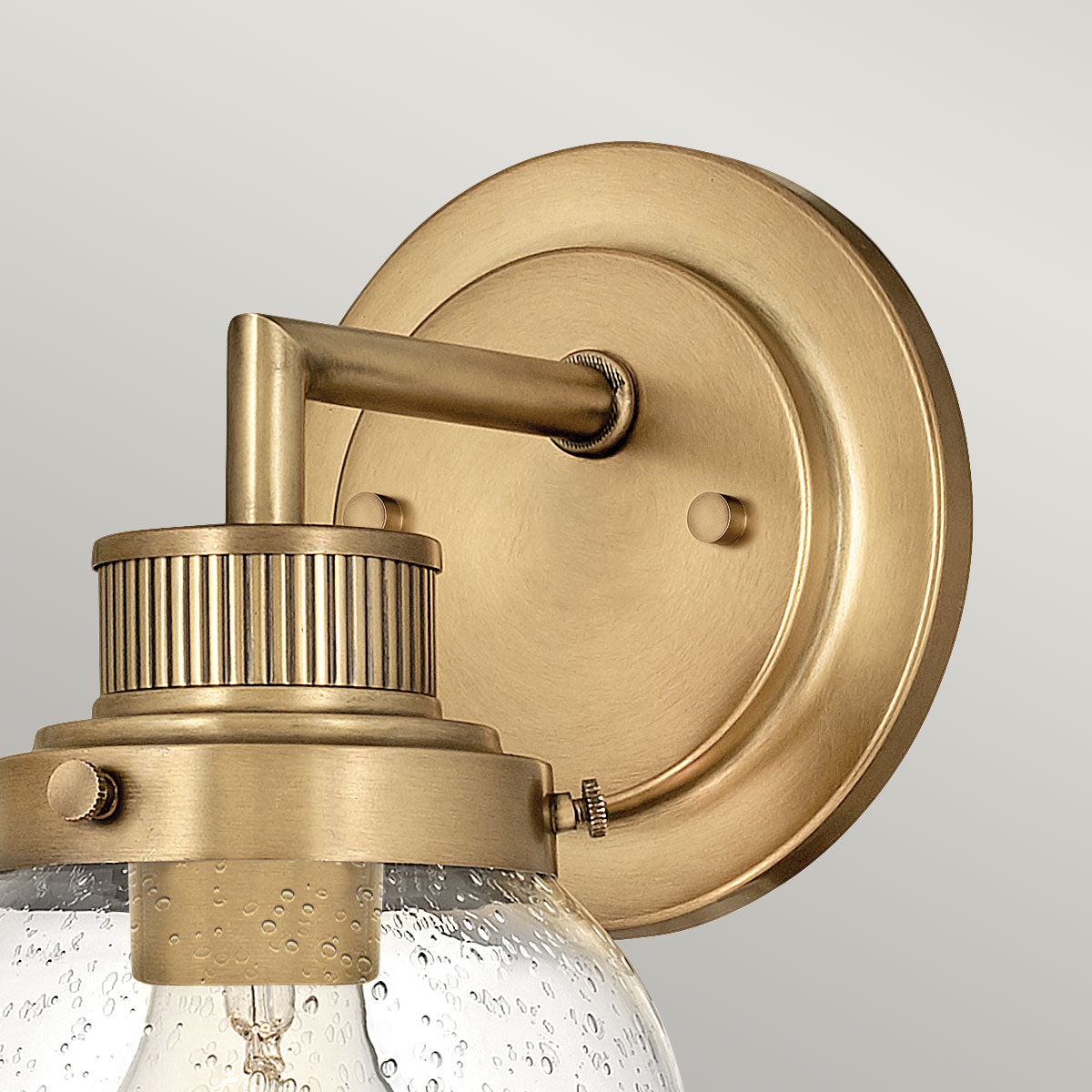 Poppy 1 Light Wall Light - Brass