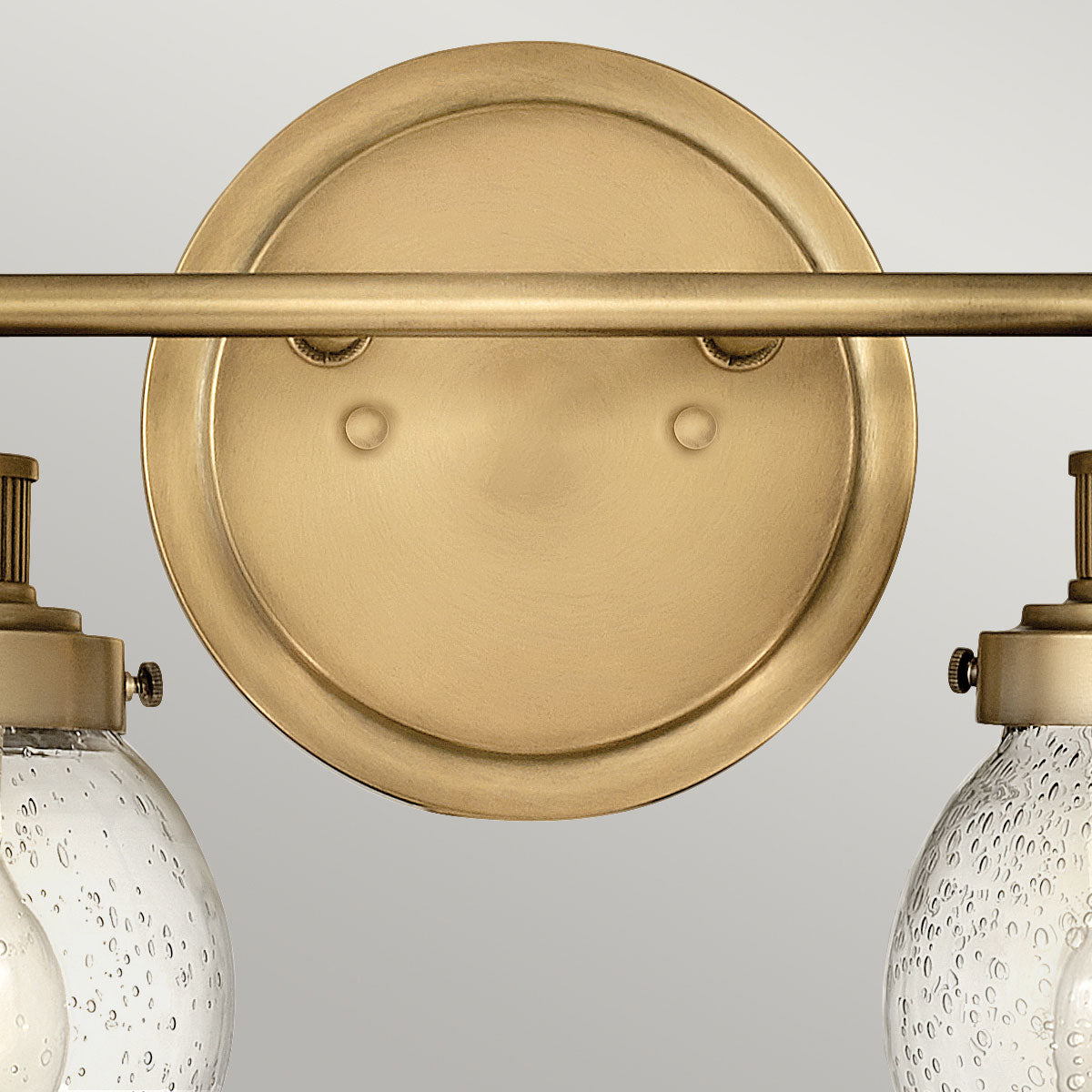 Poppy 2 Light Wall Light - Brass
