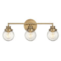 Poppy 3 Light Wall Light - Brass